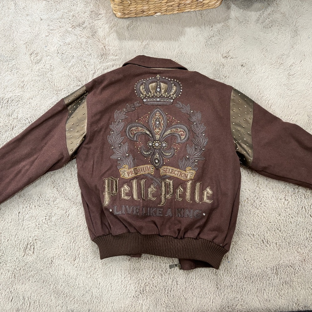 Men’s Brown Suede Pelle Pelle Coat